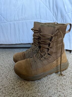 Tactical Desert coyote Tan Lace-Up Boots military